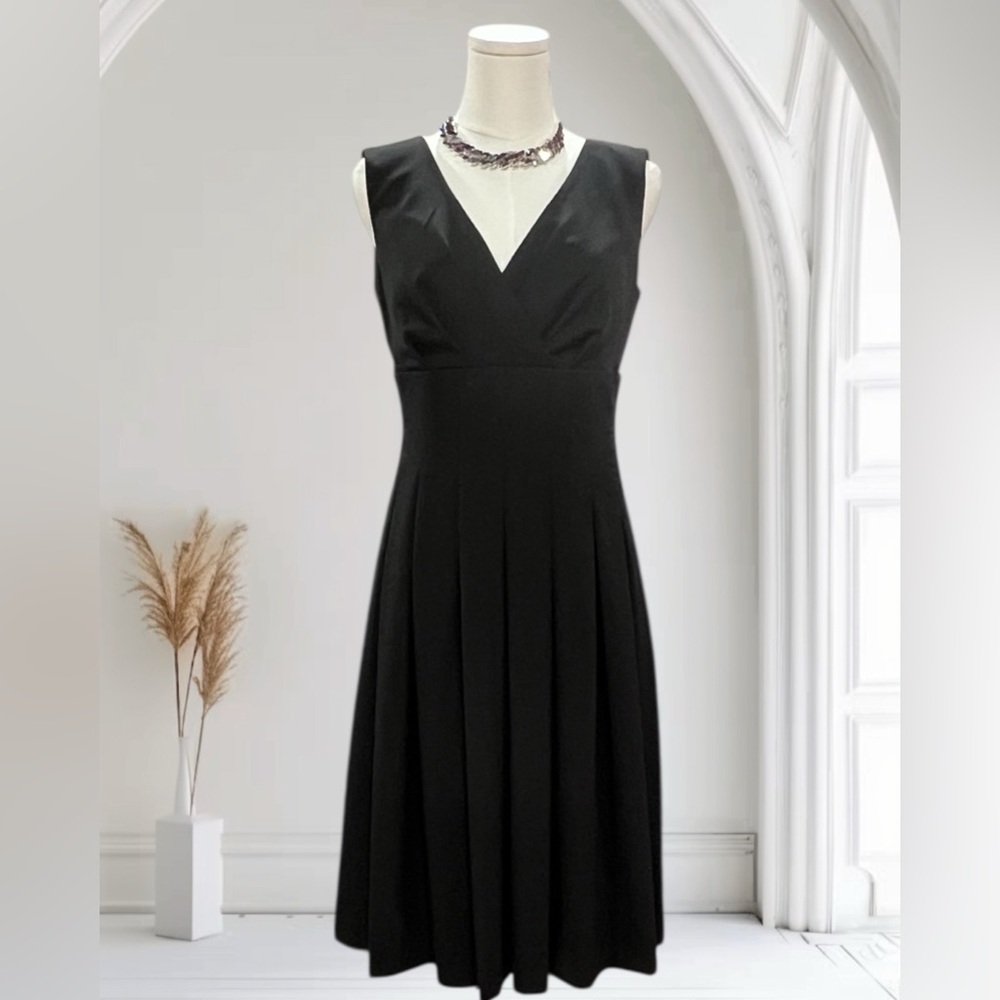 Calvin Klein Collection Black midi dress